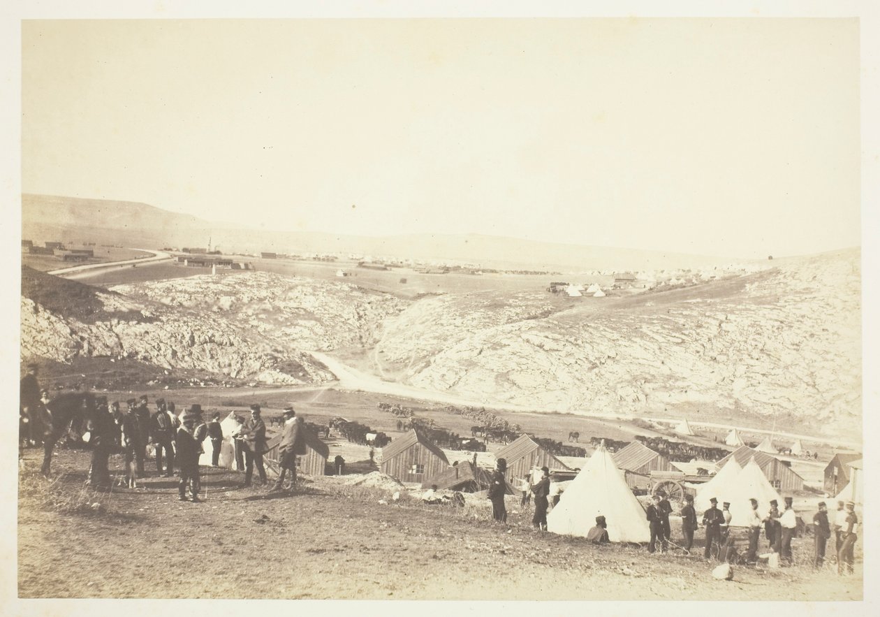 Lager der Pferdeartillerie von Roger Fenton