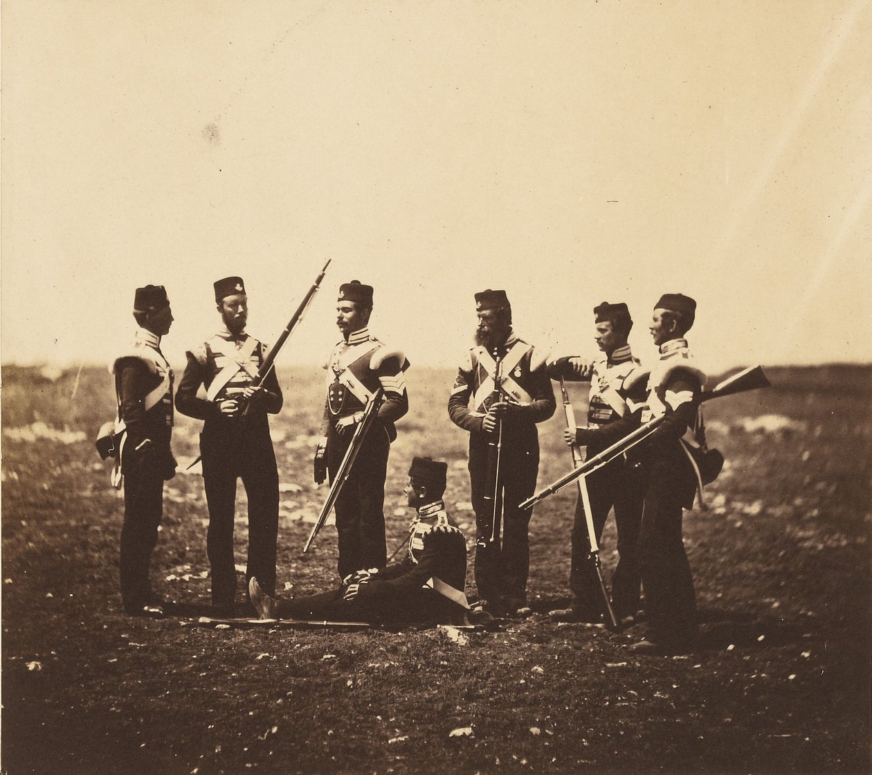 Männer des 68. Regiments von Roger Fenton
