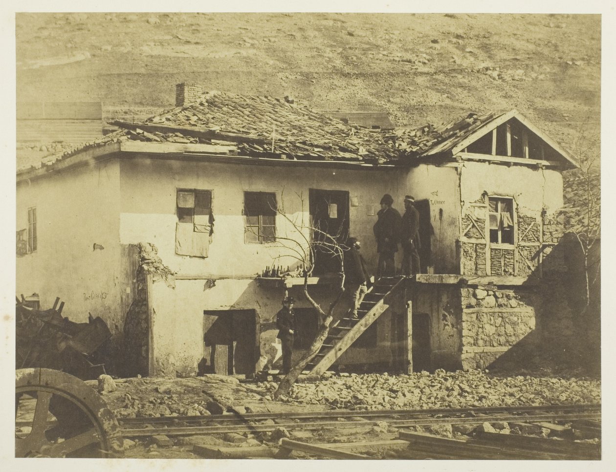 Das alte Postamt, Balaklava von Roger Fenton