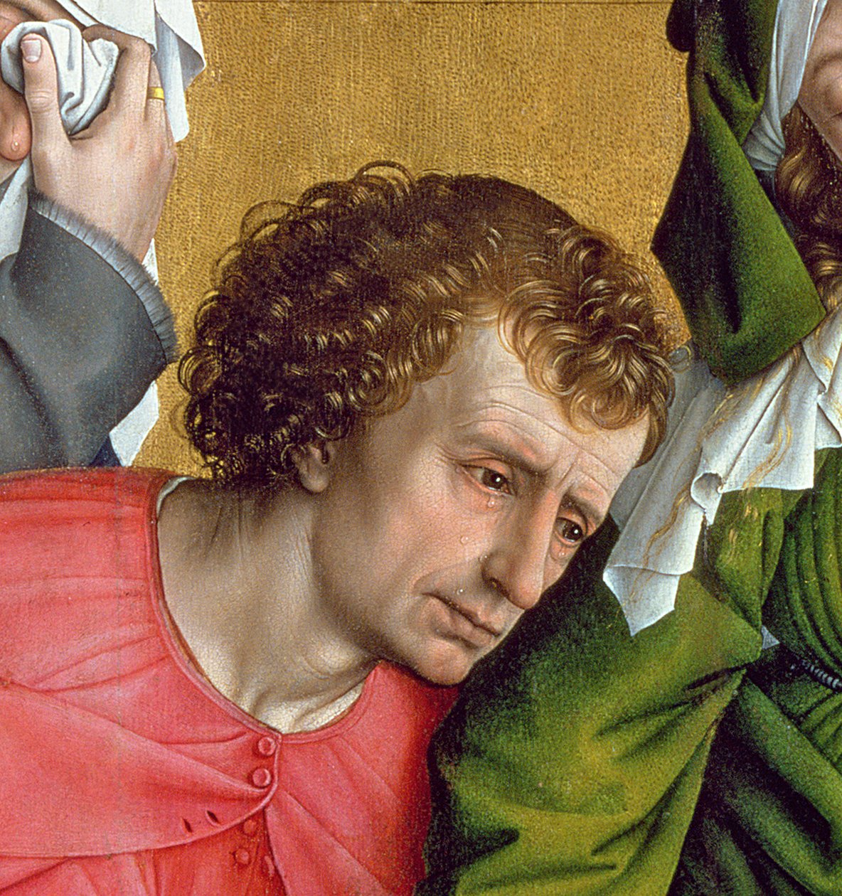 Kreuzabnahme (Detail) von Rogier van der Weyden