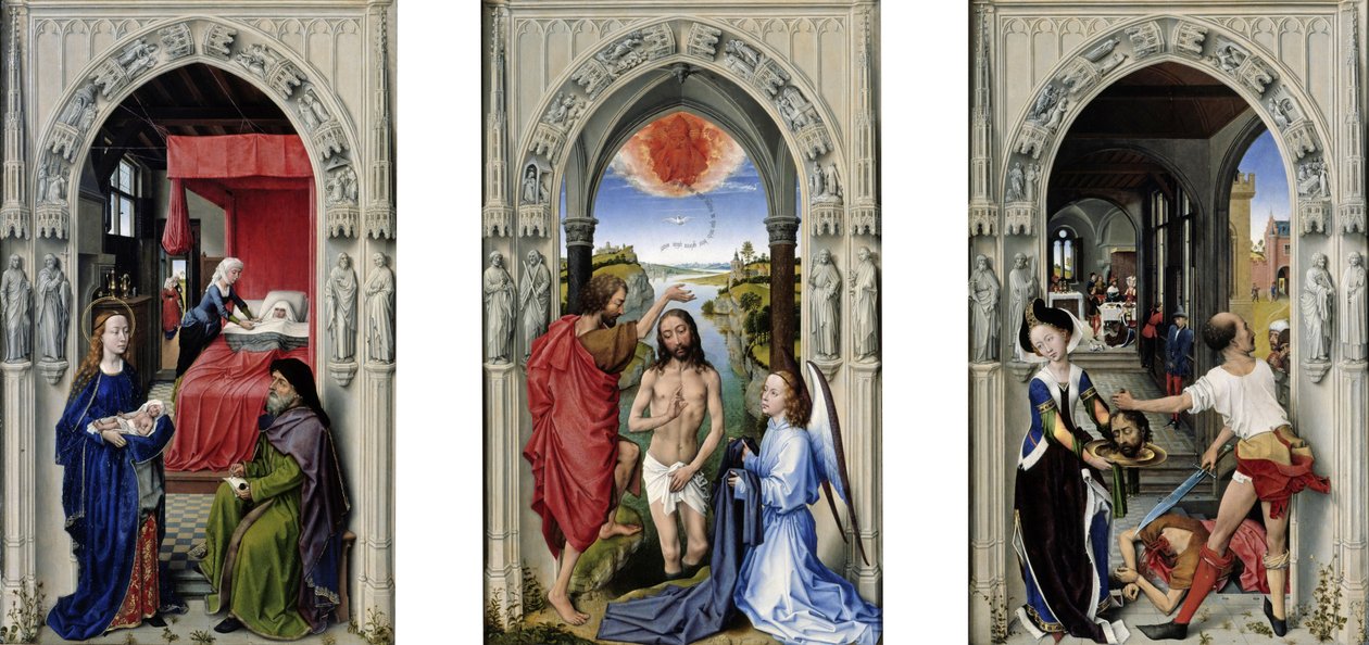 Der Altar des Heiligen Johannes von Rogier van der Weyden