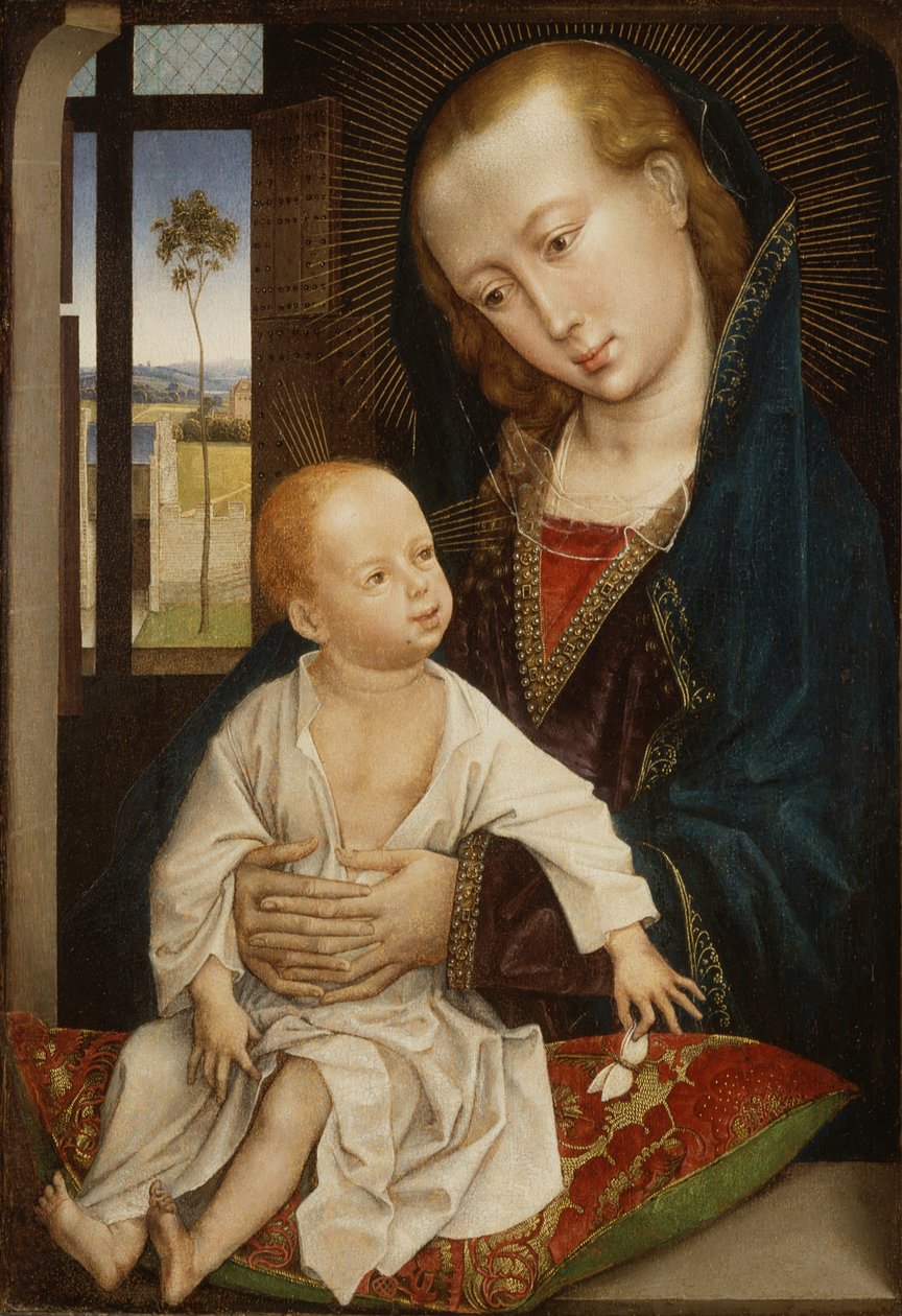 Jungfrau und Kind von Rogier van der (follower of) Weyden