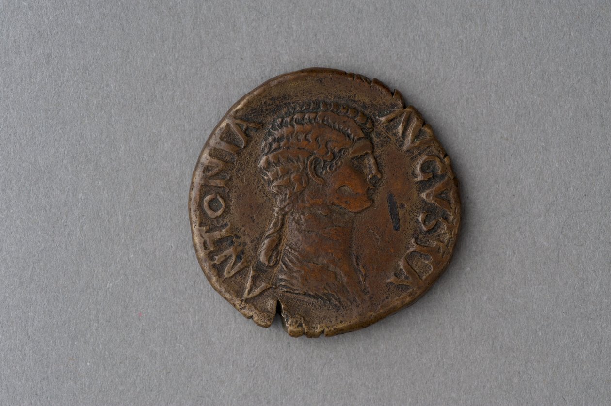 As-Münze von Antonia (Bronze) von Roman