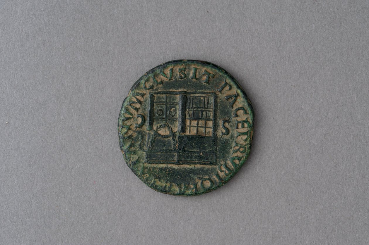 Münze von Nero (Bronze) von Roman