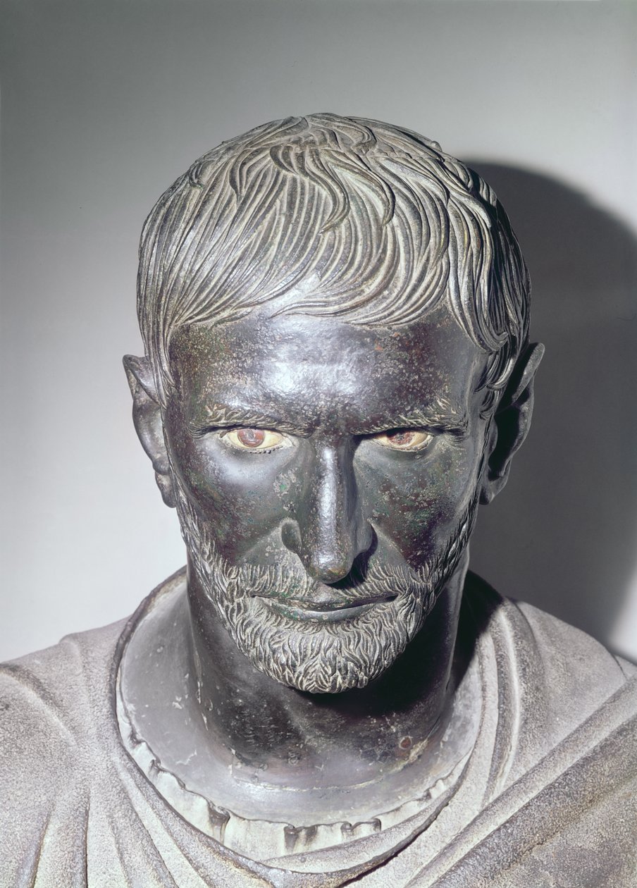 Kapitolinischer Brutus, 4.-3. Jahrhundert v. Chr. (Detail) von Roman