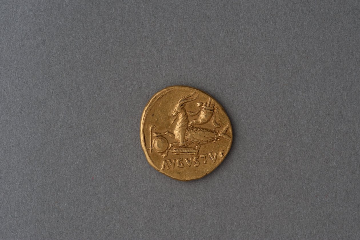 Münze des Augustus (Gold) von Roman
