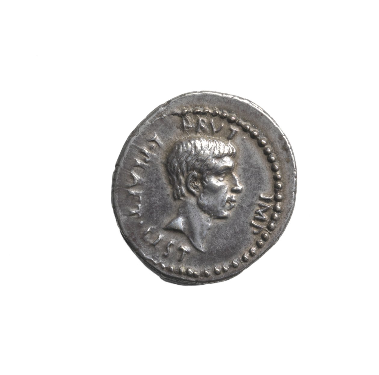 Denar mit dem Kopf von Brutus (Silber) von Roman