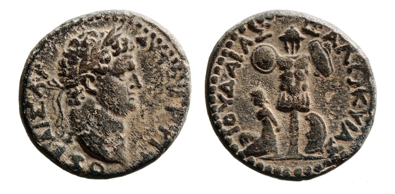 Judea Capta, Titus Münze (Metall) von Roman