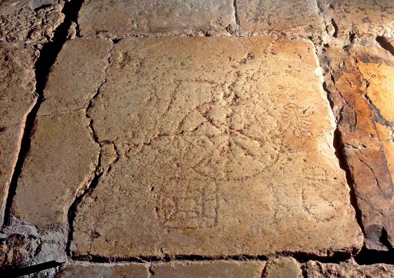 Lithostrotos, das antike römische Pflaster von Roman
