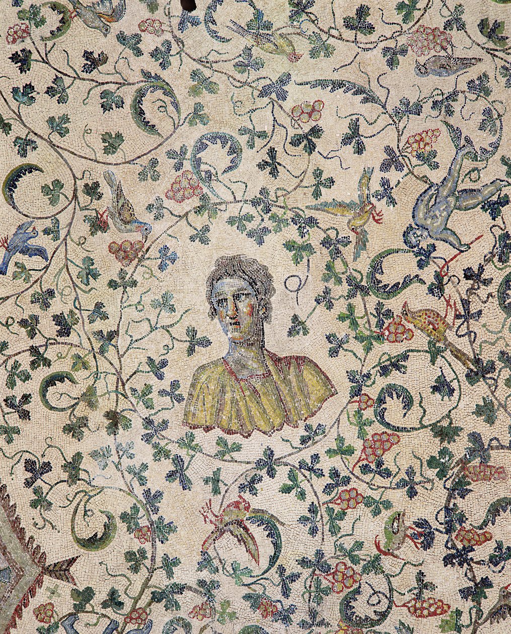 Mosaike im Wandelgang von Roman