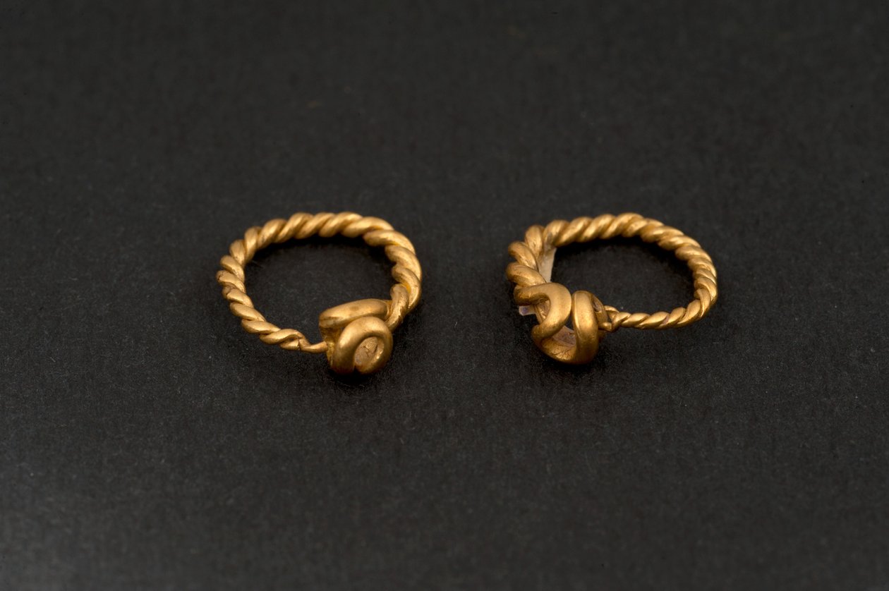 Paar Ohrringe (Gold) von Roman