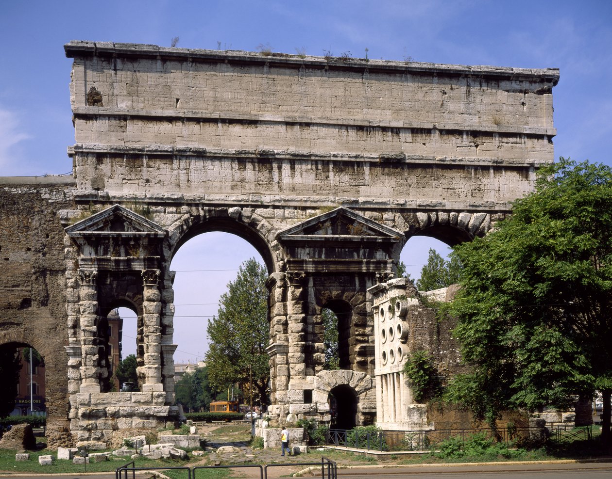 Porta Maggiore, erbaut von Claudius im Jahr 52 n. Chr. von Roman