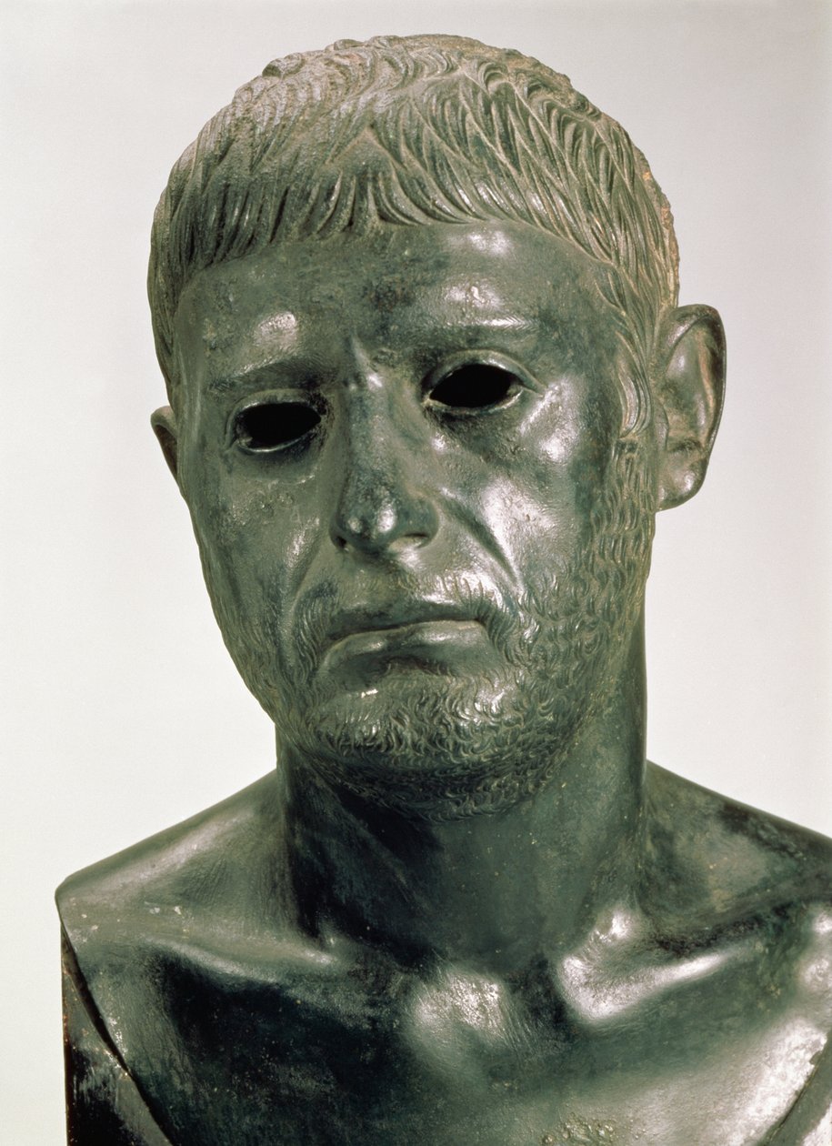 Porträt eines unbekannten römischen Kriegers, 30er Jahre n. Chr. von Roman