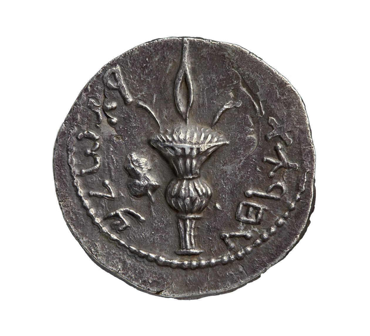 Römische Provinzialsilbermünze aus Judäa, AD 132 von Roman