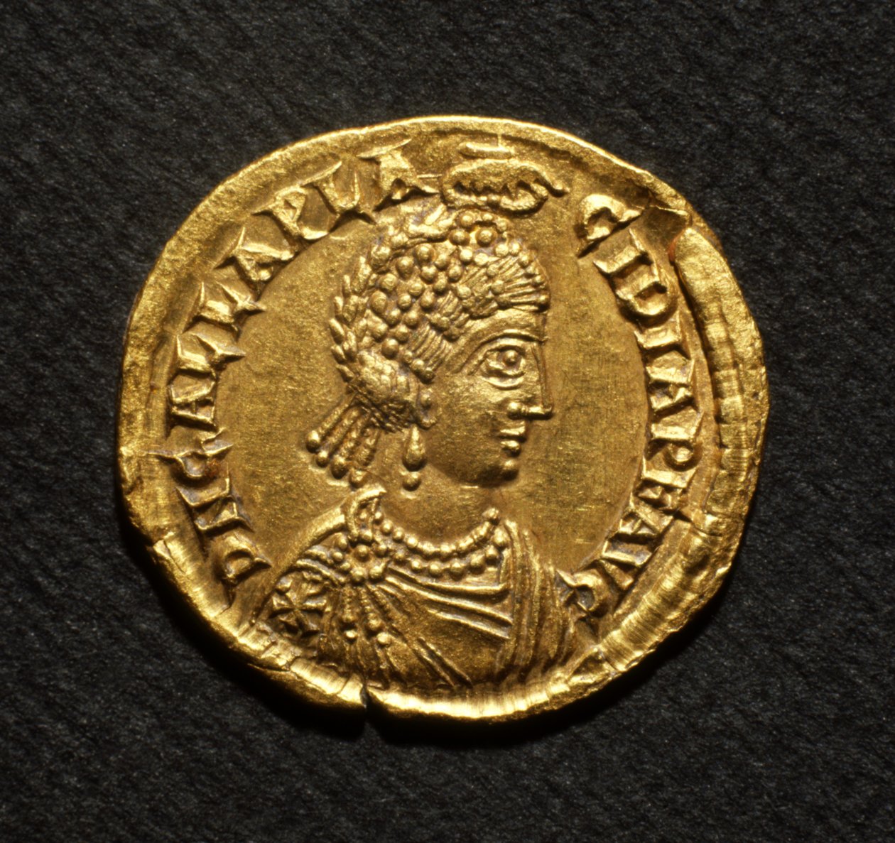 Solidus von Galla Placidia, 425-50 von Roman