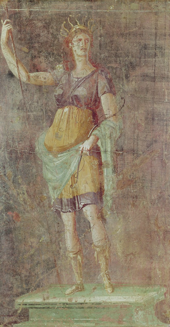 Statue der Diana, aus Pompeji, ca. 50-59 von Roman