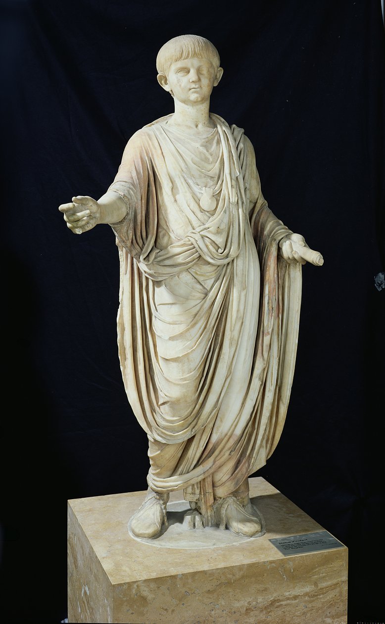 Statue eines Kindes von Roman