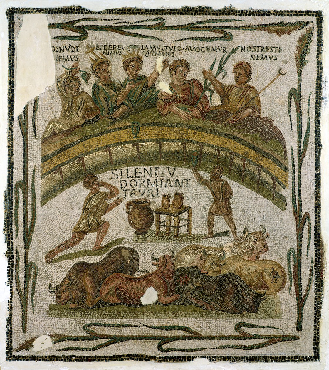 Das Kostüm-Bankett, aus El-Jem (altes Thysdrus) ca. 200-220 von Roman