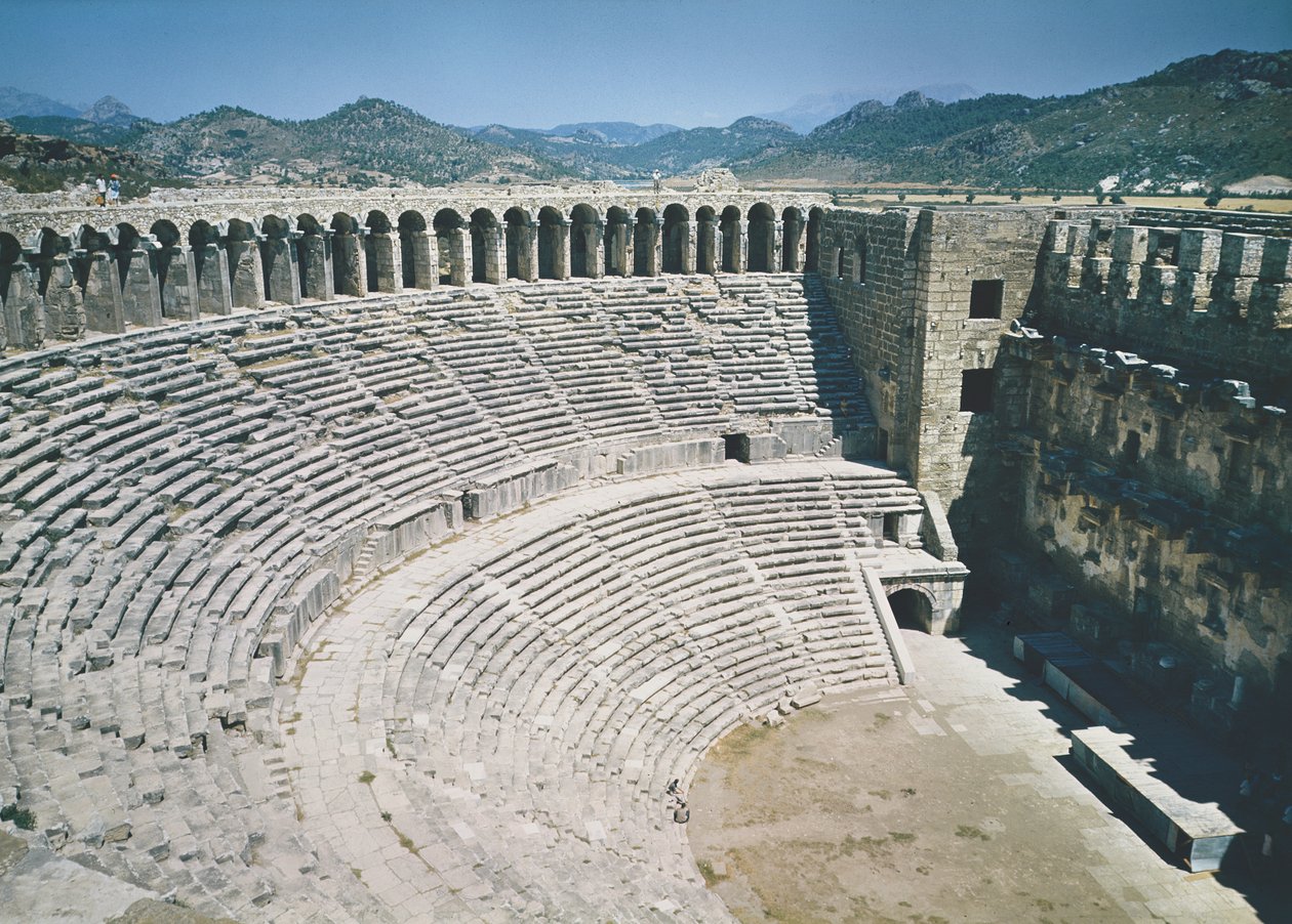 Ansicht des Amphitheaters von Roman