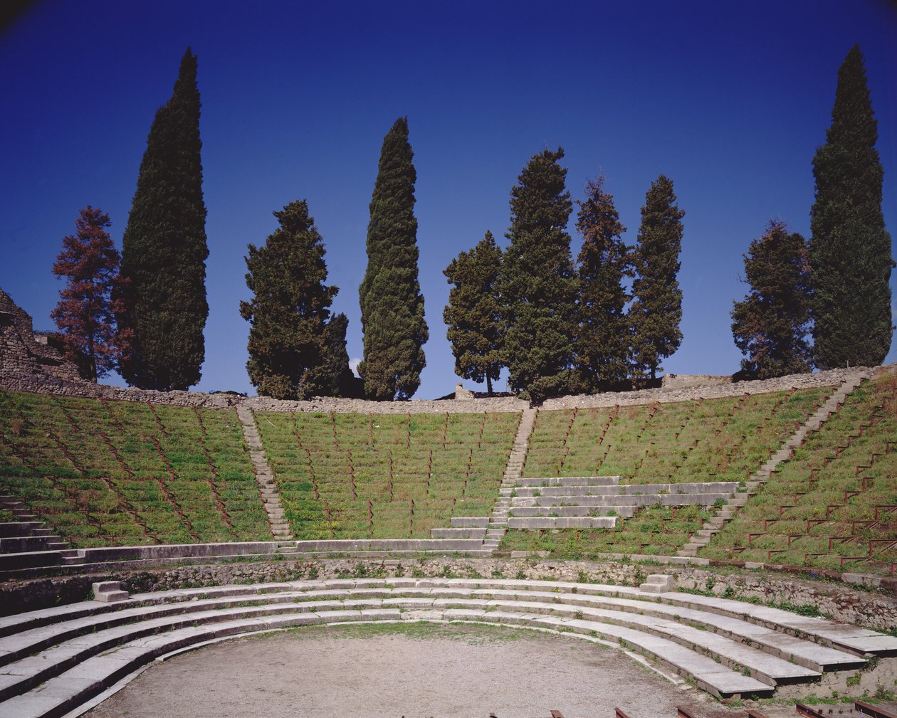 Blick auf das Teatro Grande von Roman