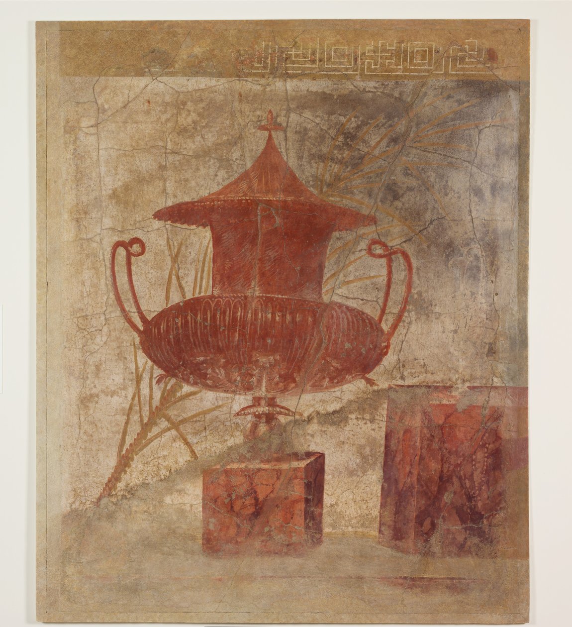 Wandmalereifragment aus dem Peristyl einer Villa in Boscoreale, ca. 50-40 v. Chr. von Roman Republican Period