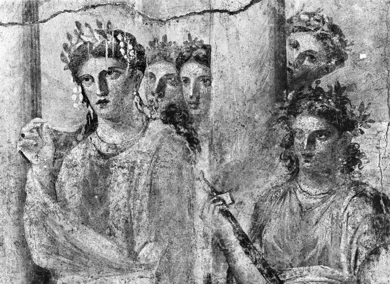 Iphigenie in Tauris (Detail), aus Pompeji von Roman Roman