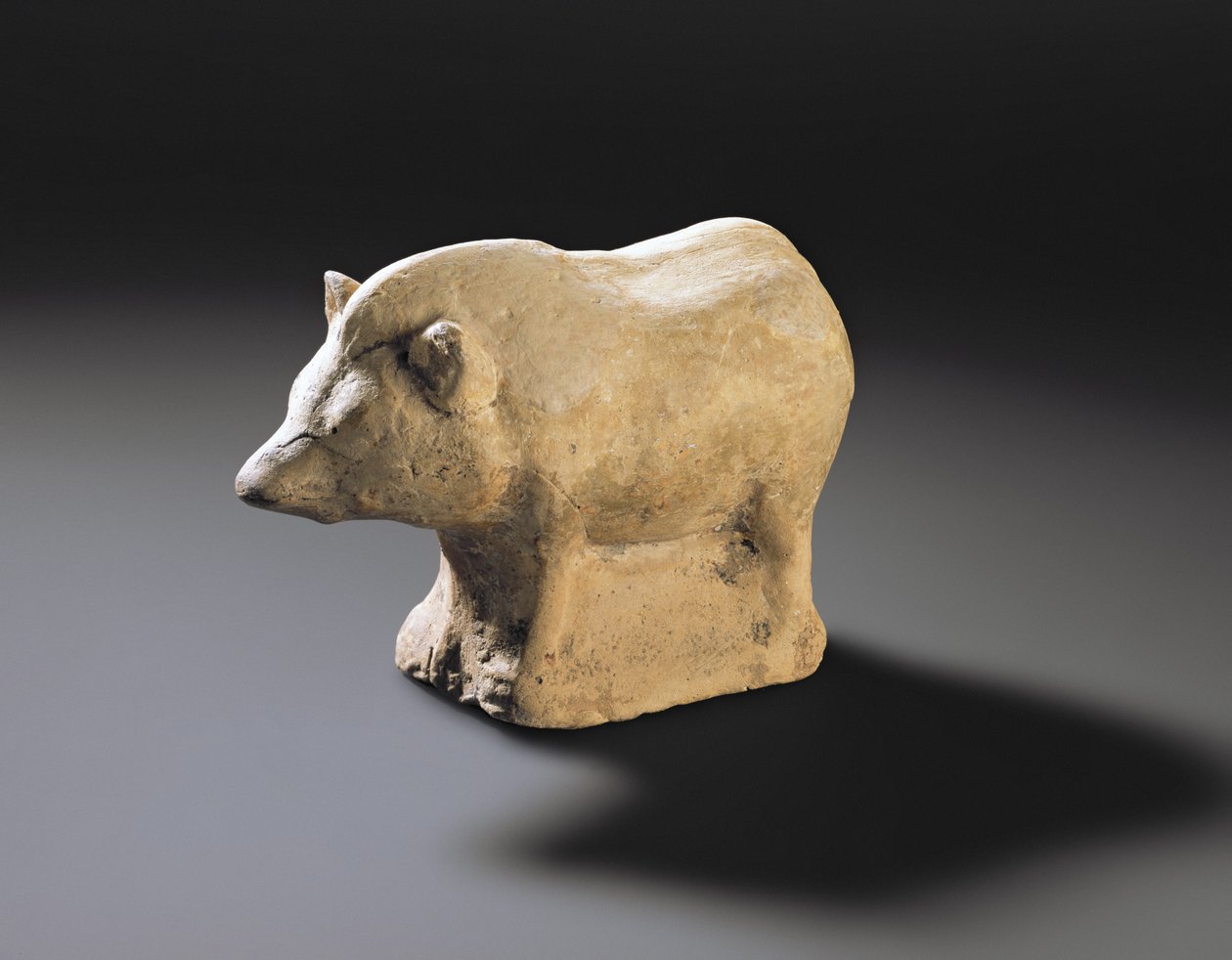 Römische Votivfigur eines Ebers, aus Burnswark, Annandale, Dumfriesshire von Roman Roman