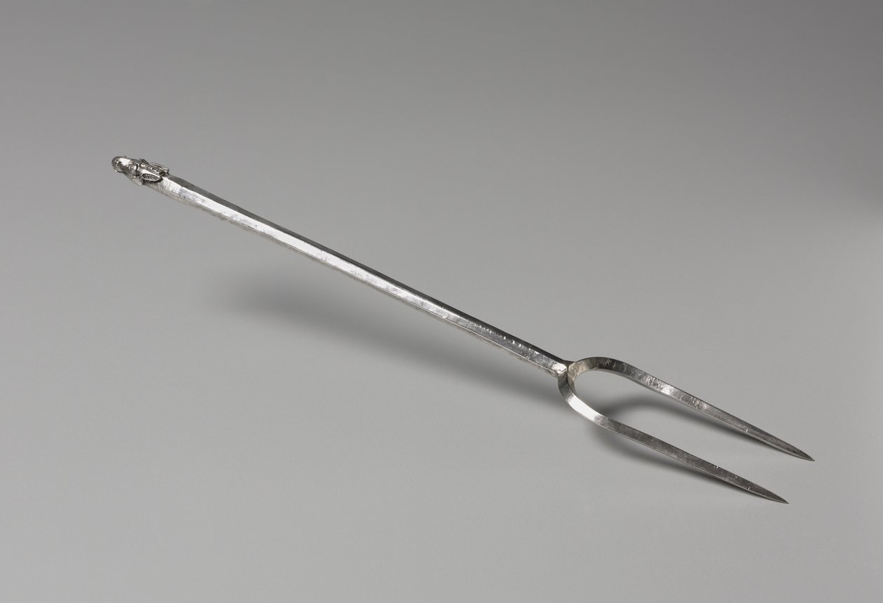 Gabel mit Maultierkopf-Finial, 375-425 von Roman