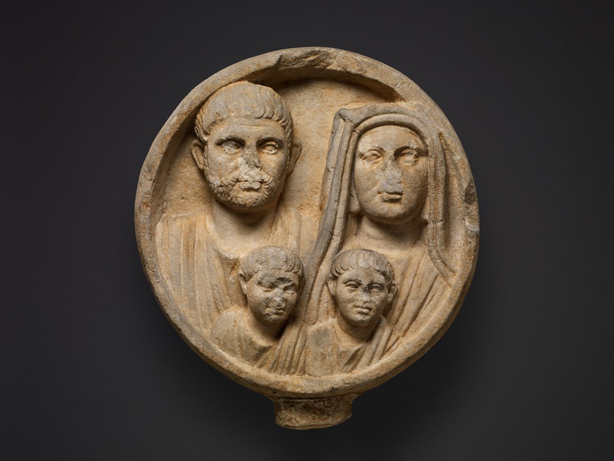 Grabrelief, 2.-3. Jahrhundert n. Chr. (Marmor) von Roman