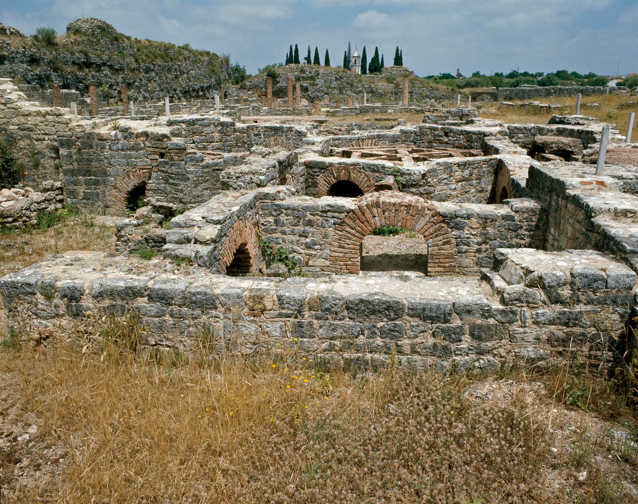 Überreste der römischen Stadt von Roman