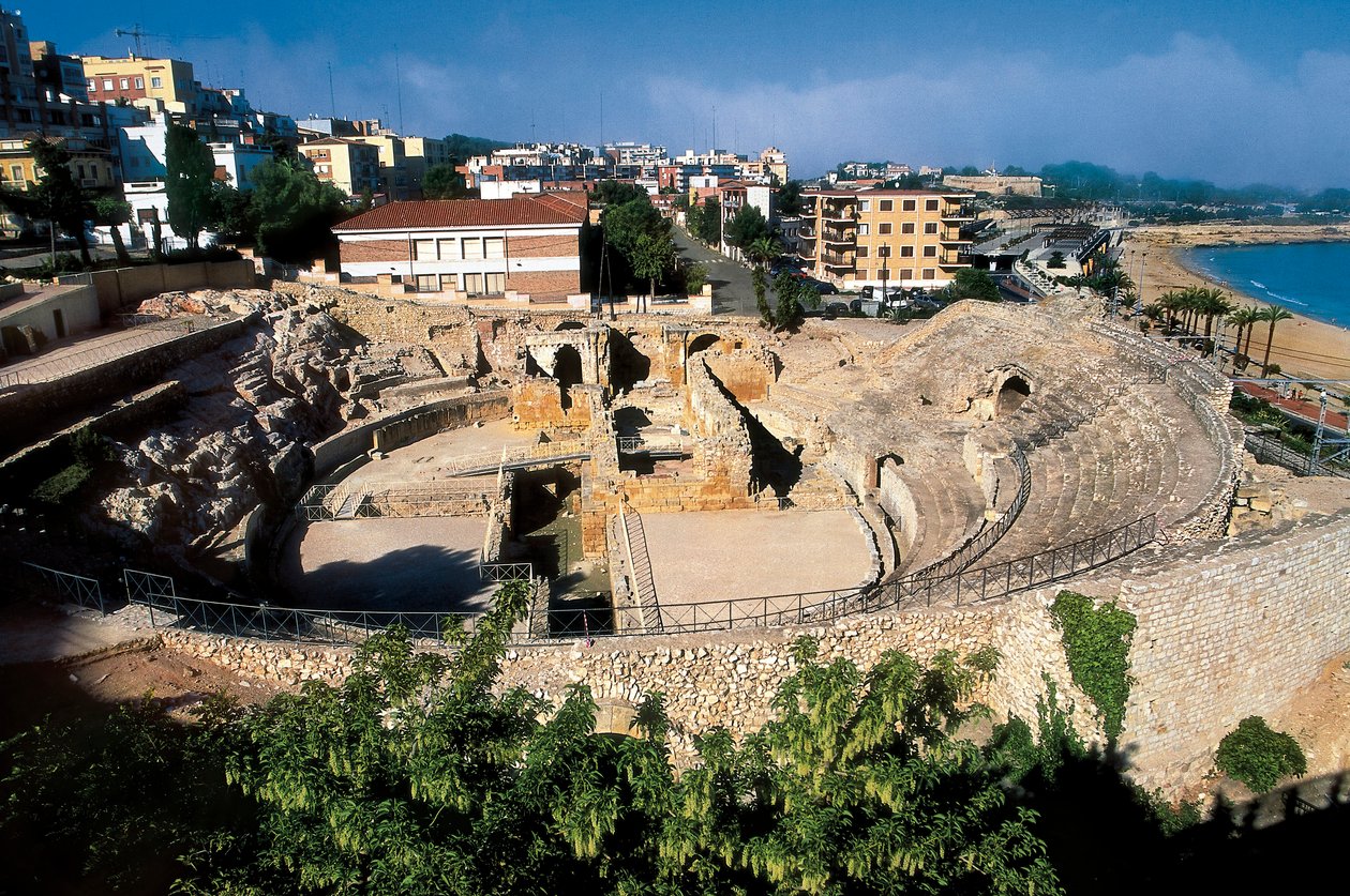 Römisches Amphitheater, Tarragona, Katalonien, Spanien von Roman