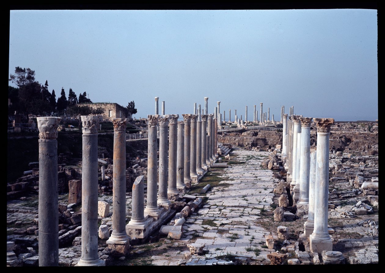 Ansicht der archäologischen Stätte, 2.-4. Jahrhundert von Roman