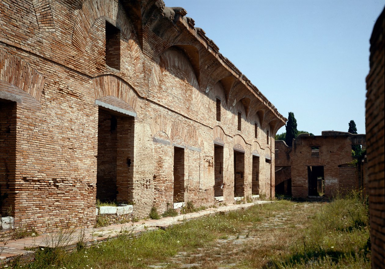 Ansicht des Weges der Balkone von Roman