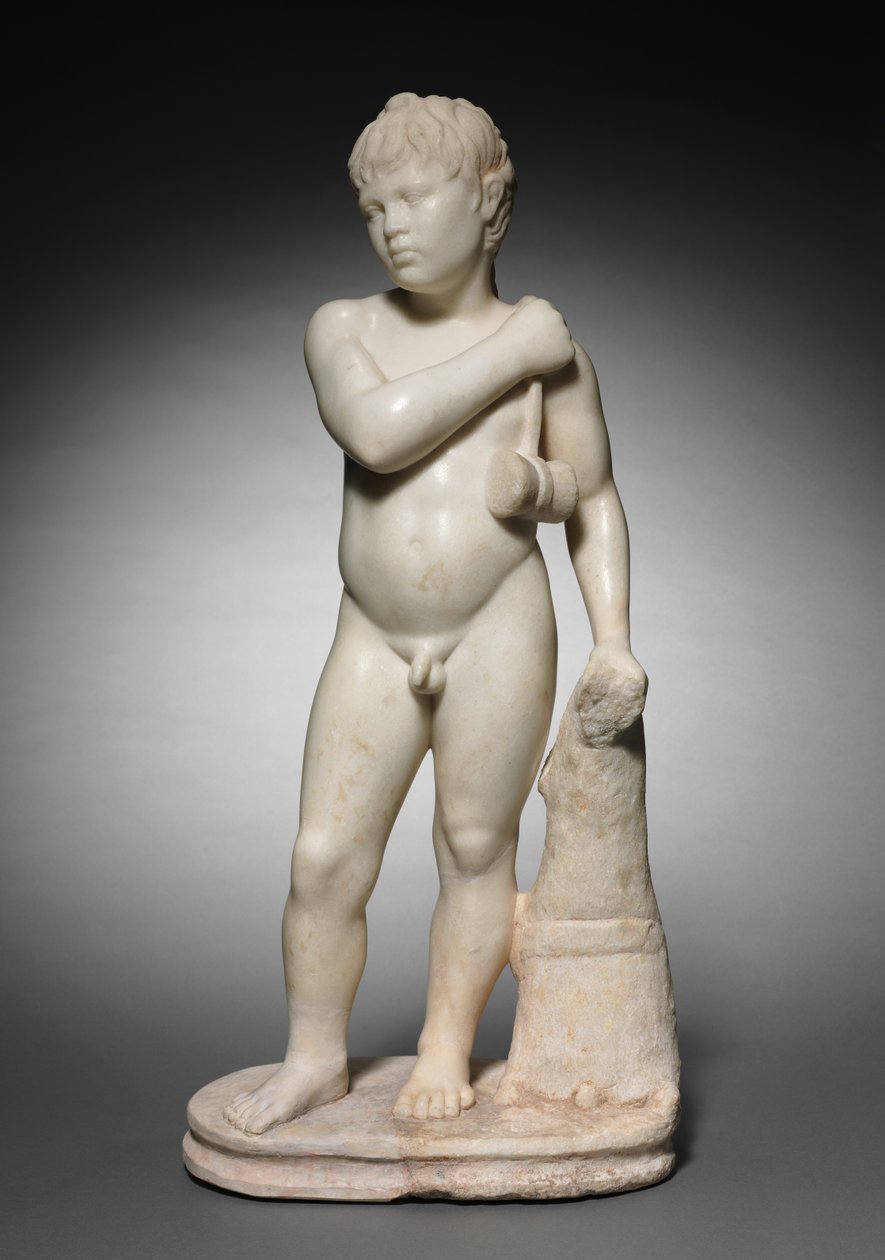 Jugendlicher mit Sprunggewichten, ca. 40-70 von Roman Imperial Period
