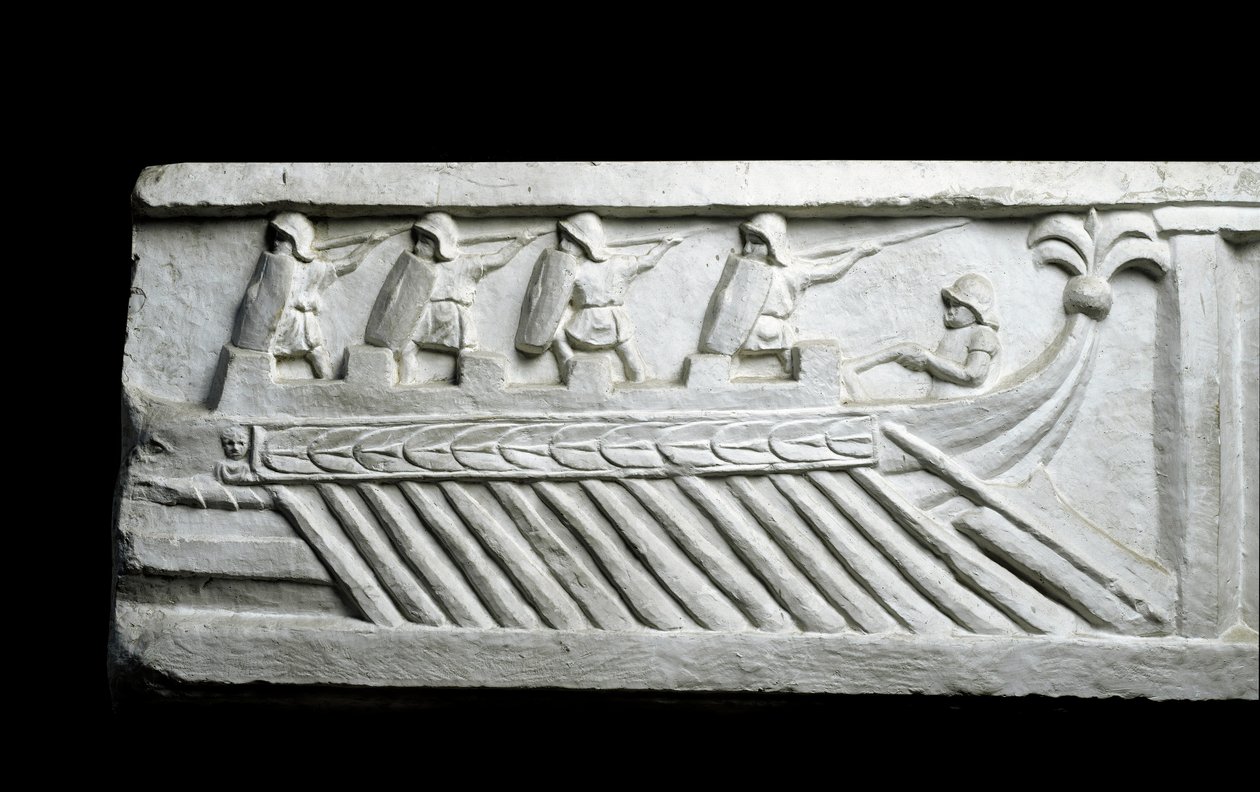 Ein Kriegsschiff von Roman Roman