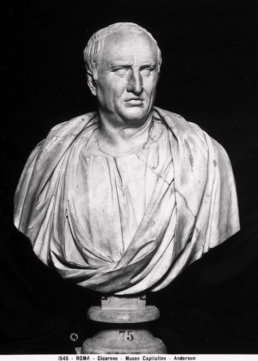 Büste von Marcus Tullius Cicero von Roman Roman