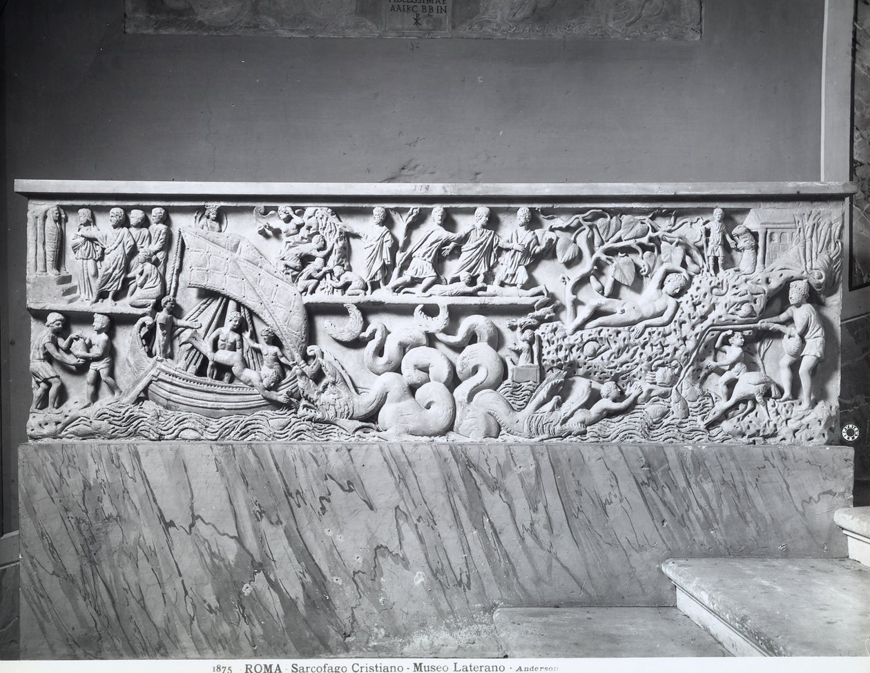 Frühchristlicher Sarkophag (Marmor) von Roman Roman