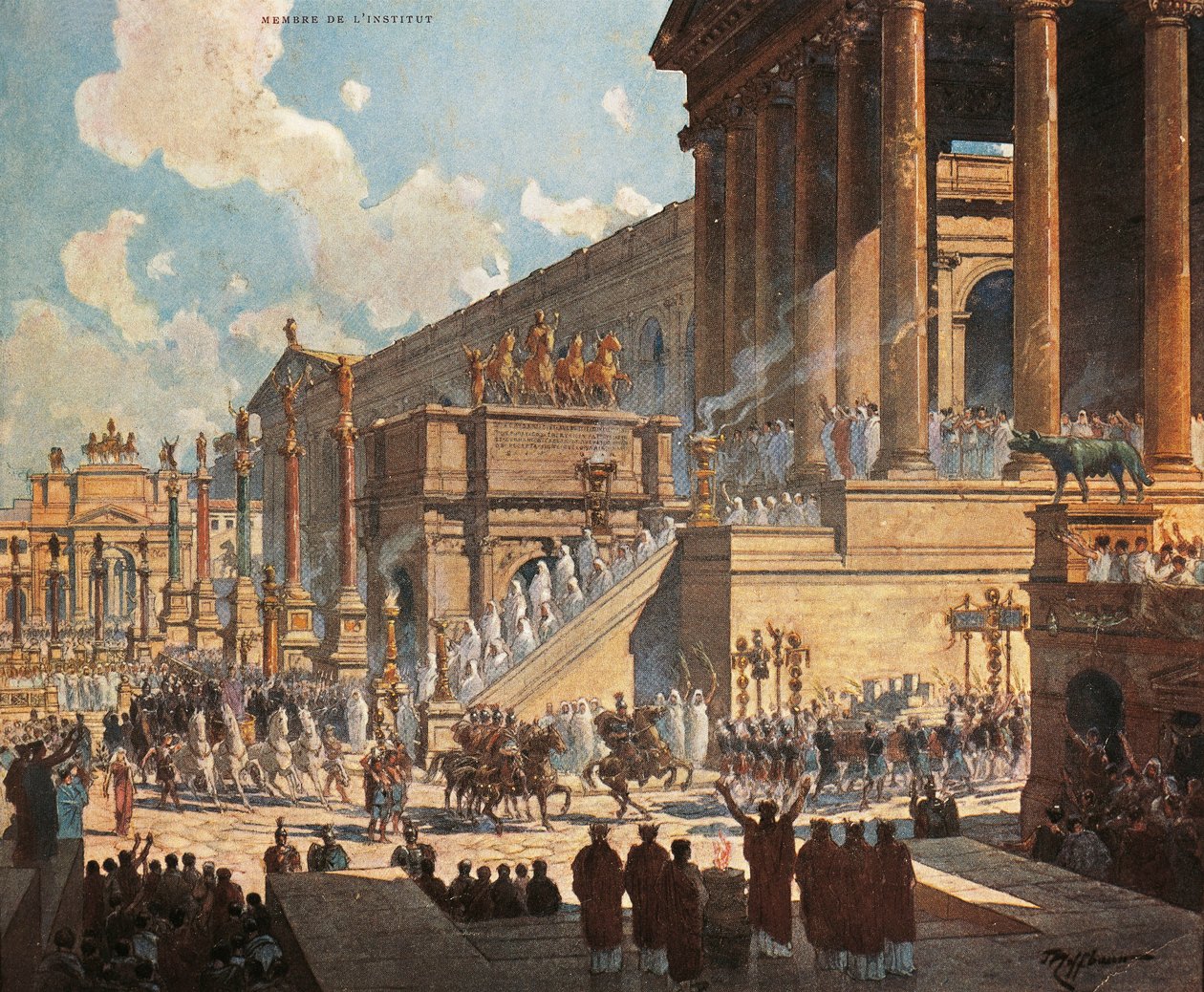 Frankreich, Paris, Das Römische Forum von Roman Roman