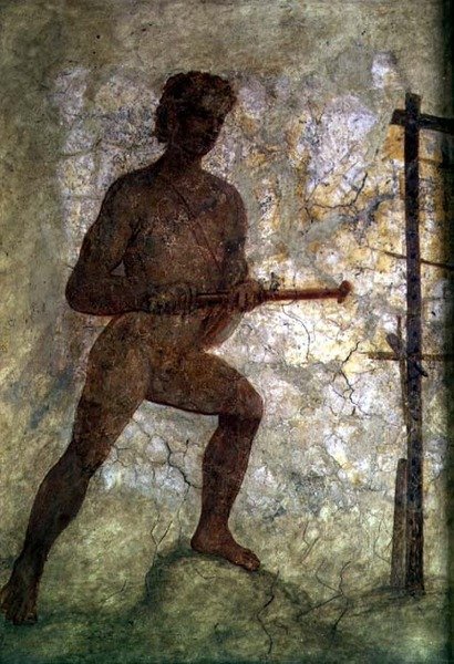 Nackte männliche Figur von Roman Roman