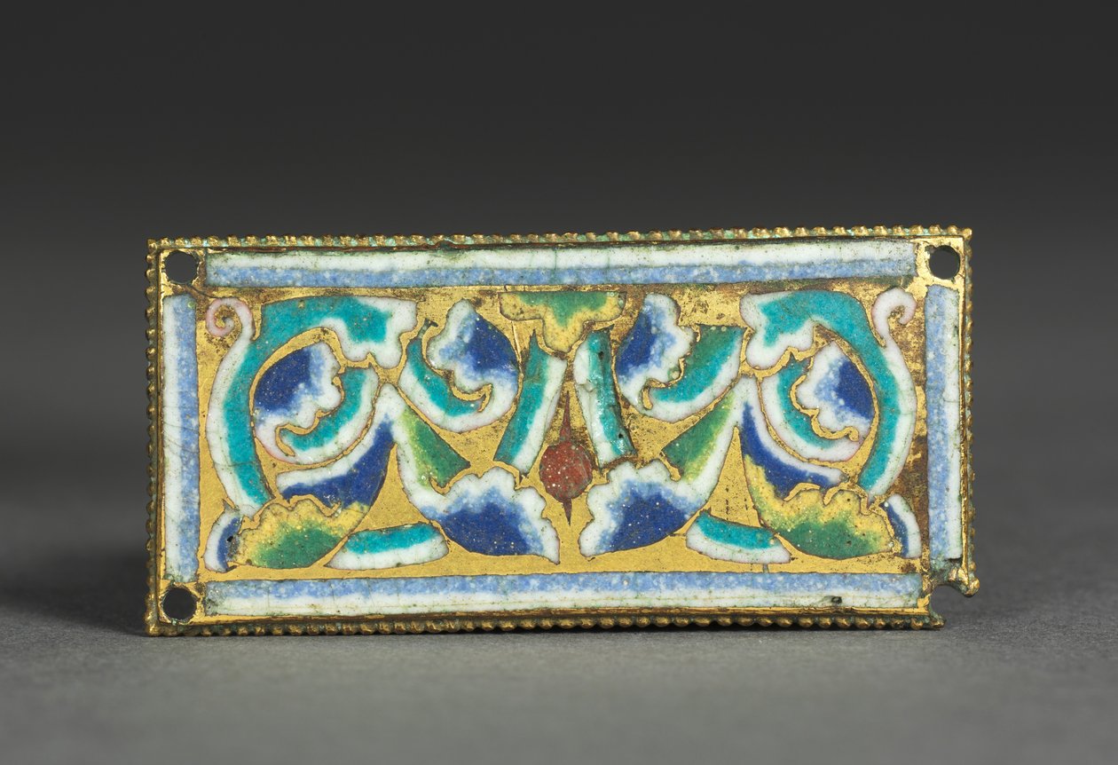 Plakette von einem Reliquienschrein, um 1180-1190 von Romanesque