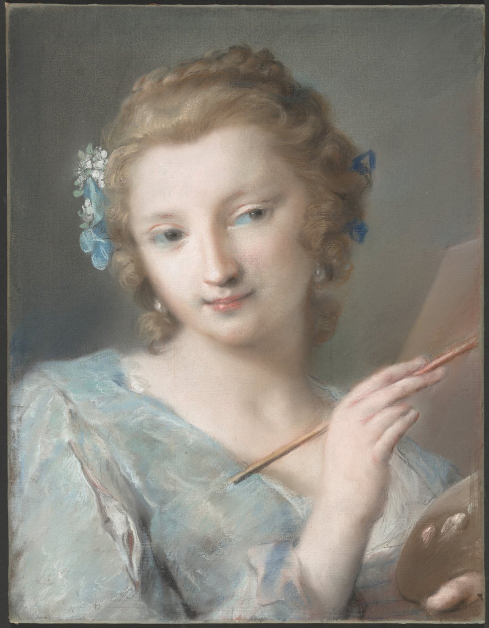 Allegorie der Malerei von Rosalba Carriera