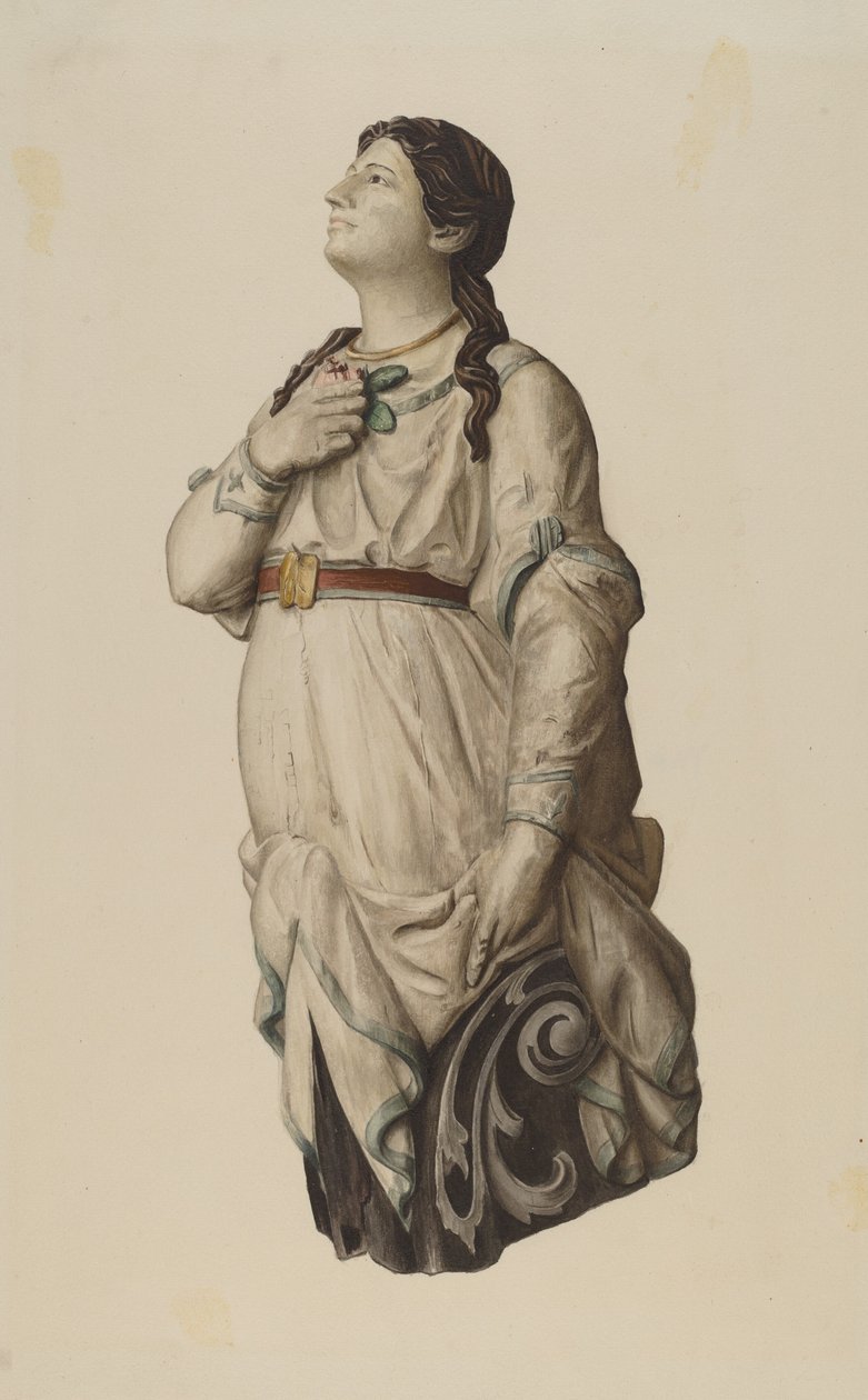 Galionsfigur von "Julia Lawrence" von Rosamond P. Gray