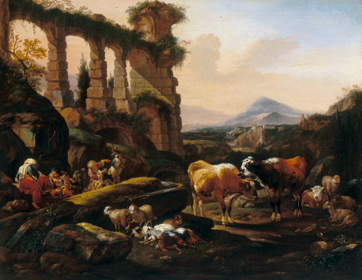 Pastorale Szene von Ross Johann