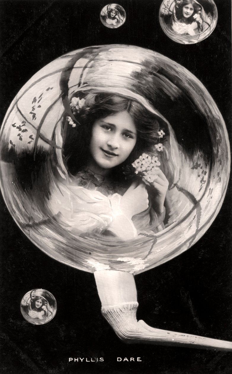 Phyllis Dare 1890-1975, englische Schauspielerin, 1907 von Rotary Photo