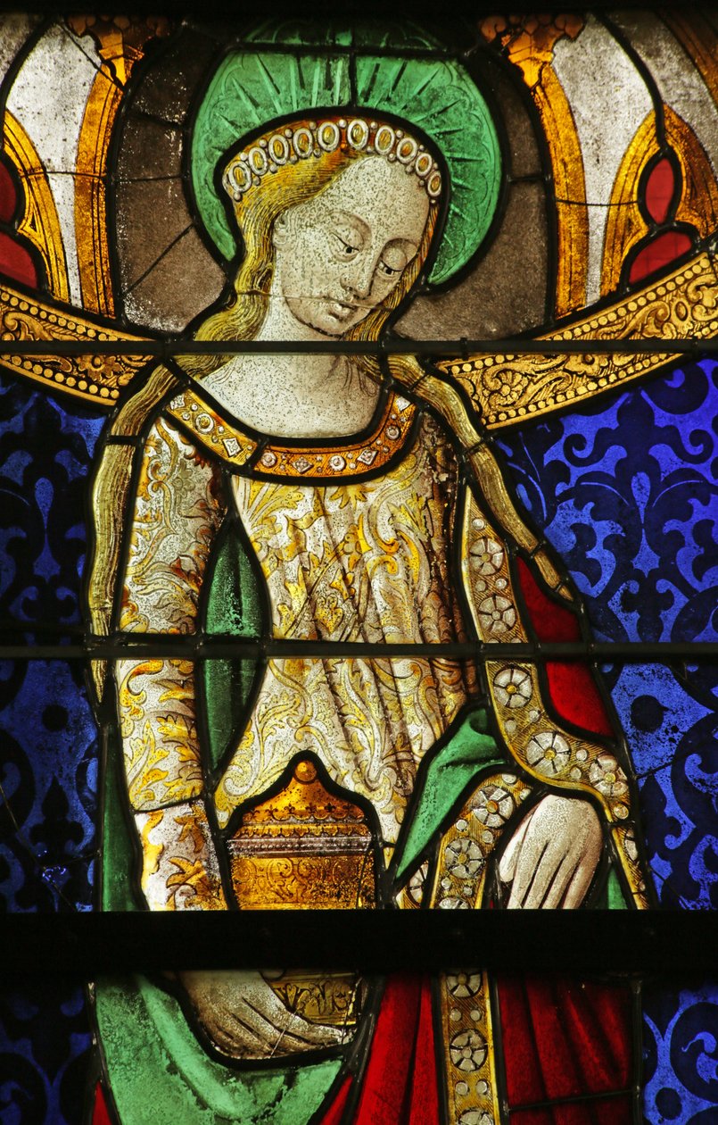 Fenster mit Darstellung der Heiligen Maria Magdalena (Detail) von Rouen School