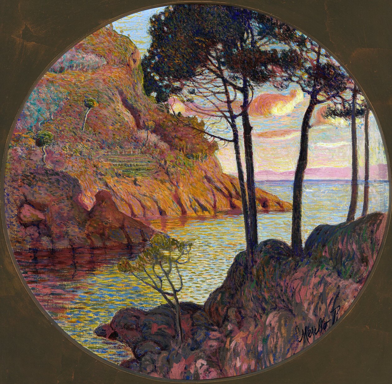 Küste von San Fruttuoso, ca. 1910 von Rubaldo Merello