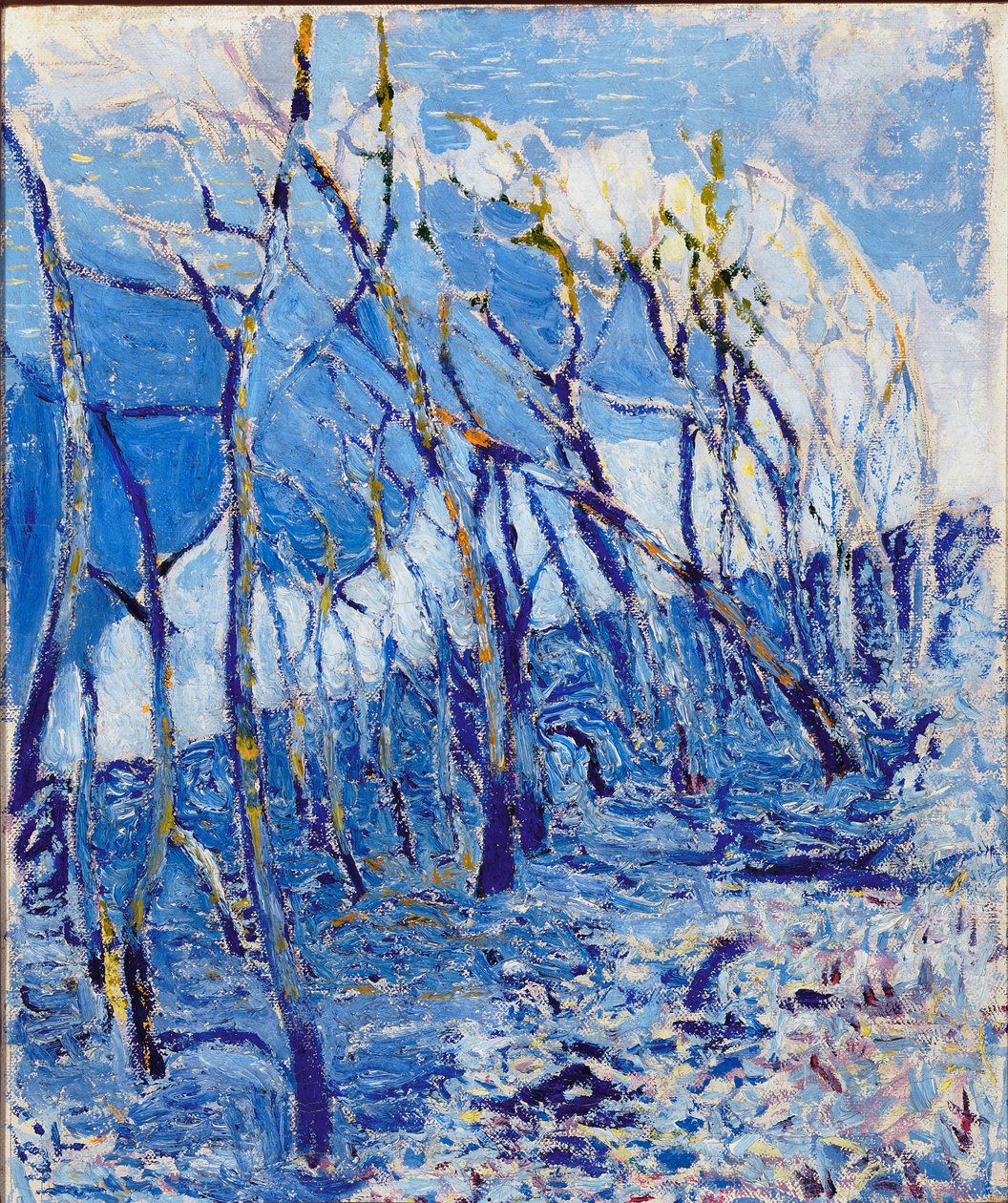 Landschaft oder Kastanienwald, ca. 1918-21 von Rubaldo Merello