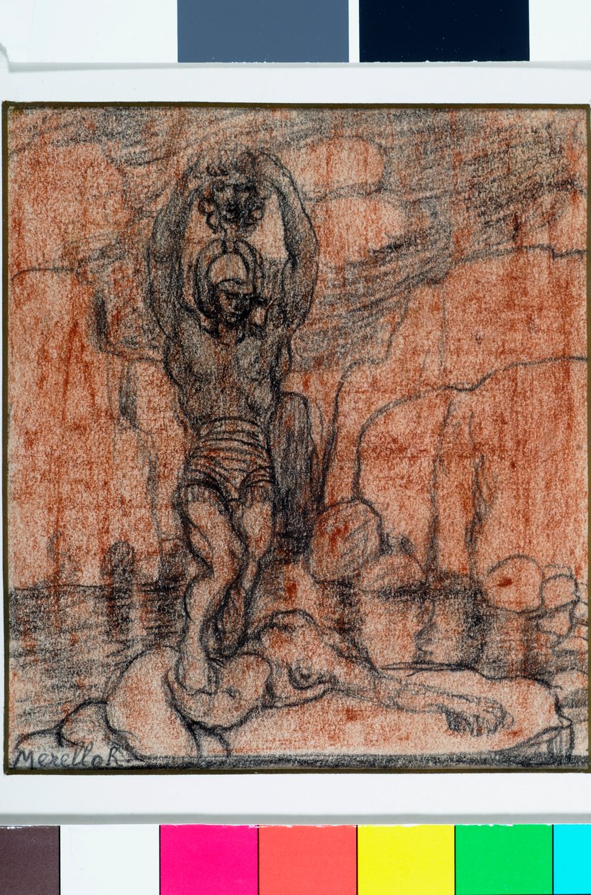 Perseus mit dem Kopf der Medusa, um 1915-19 von Rubaldo Merello