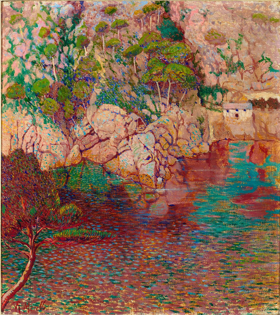 Felsen und Meer, um 1910-14 von Rubaldo Merello