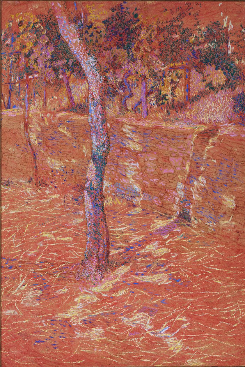 Baum und Mauer, 1905-06 von Rubaldo Merello